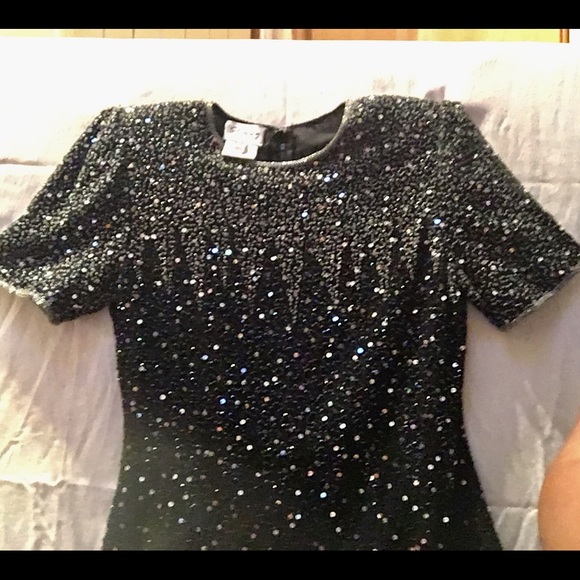 Vintage Bling Stenay Sequin Blouse size Small - Picture 2 of 5